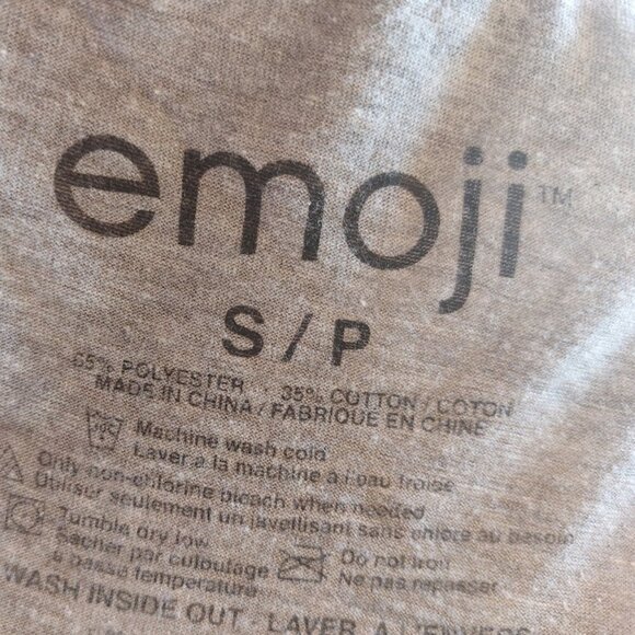 Gray Novelty Whimsical Poop Joke  Graphic T-Shirt Tee Size Small - Picture 3 of 3